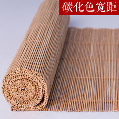 Bamboo curtain curtains, curtain shading, sun shading, balcony, toilet, curtain, office ventilation, semi finished products, D wide, carbonized color.