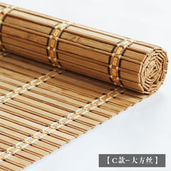 Bamboo curtain, curtain, partition, shading, bamboo curtain, curtain, restaurant, teahouse, restaurant, balcony, decoration, Chinese style curtain, C - large square wire.
