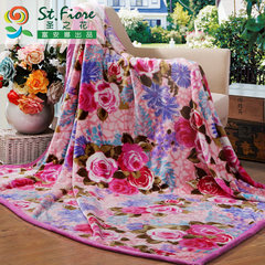 Holy flower, home textiles, winter office, double bed lunch blanket, thick blanket, blanket, thickening blanket, Yunmeng, Huaxi 180cmx200cm
