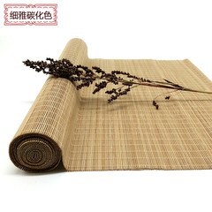 Custom-made fine bamboo bamboo curtain, bamboo door curtain, curtain, bamboo curtain, partition, shading, transparent, and elegant, carbonized.