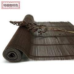Custom-made fine bamboo, bamboo curtain, bamboo curtain, curtain, bamboo curtain, partition, shading and bright, can be covered with fine chocolate.