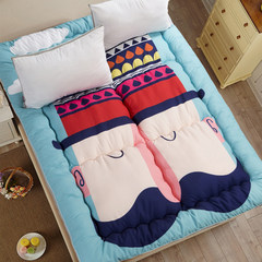Cartoon thickened tatami, student mattress, adult products, children single bed mattress, folding floor 1.5 meters, Affandi 1.0m (3.3 feet) bed.