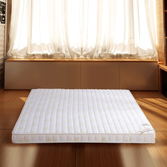 Thickened sponge mattress 1.2 m 1.5m bed 1.8 m folding student dormitory mattress single bedding paving high elastic memory sponge bed 10 cm - m white 1.2m (4 ft) bed
