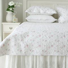 Korea quilted fresh garden floral bed cover cotton mattress mattress sheet Korean Paul Floral 1.8*2.2m bed