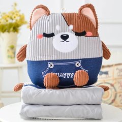 [] every day special offer lovely personalized car pillow quilt nap pillow pillow cushion multifunctional dual-purpose waist Dual-purpose pillow is (1*1.5 meters) Siberian Husky