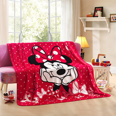 Disney Roley produced bedding summer air conditioning blanket blanket fashion Minnie flannel blanket 229x230cm