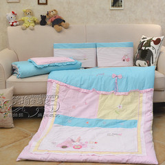 New baby bed product baby bed quilt 7 pieces of children's quilt thick winter is pure cotton core containing genuine Cool car