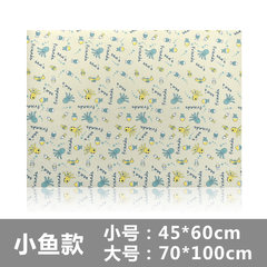 BELO/ 100 self-adhesive pad exposed hall bedroom door doormat mat kitchen bathroom door absorbent pads Small fish 60x45cm