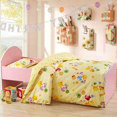 Children's home textile nursery cotton printed three piece cotton cartoon kit factory direct angry birds - Huang other
