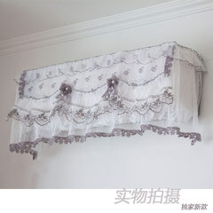 Hanging type air conditioning air conditioning air cover cover cover cover the empty hook dustproof hood air conditioning full lace Apple ash Table runner 30&times 180cm;