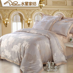 Mercury textile jacquard European four piece Cinderella suite luxury bedding 1.5m (5 feet) bed