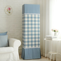The GREE / Haier vertical cabinet cabinet European fabric air conditioning cover dustproof cover simple blue big lake The big blue air conditioner cover - up Table runner 30&times 180cm;
