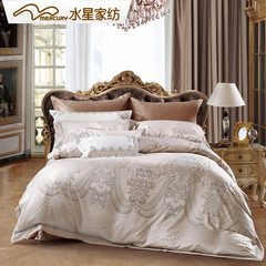 Mercury textile and the wind Tencel jacquard four piece 1.8m sheet bedding quilt increase Double Suite 1.5m (5 feet) bed