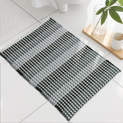 [bathroom] Peninsula good sanitary anti-skid pad, water honeycomb pad, bathroom door mat can be washed machine 40× 60CM Greyish green