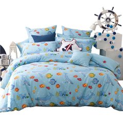 More like 2017 new dolphin pure cotton suite cartoon children three sets of authentic sea world bottom secret 1.2m (4 feet) bed