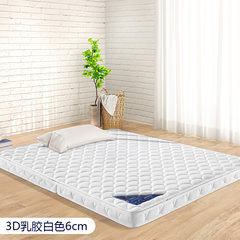 Eddie Monto 3D folding mattress mattress on the tatami bunk mattress mattress 1.8m custom 1.5m 3D white anti mite fabric 6CM+ latex 1.8m*2.0m