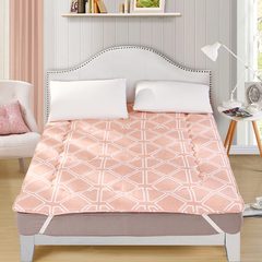 Mercury textile warm and comfortable mattress pad to protect the separation should be lattice folding mattress 2017 NEW The separation should be lattice folding mattress (pink) 1.5m (5 feet) bed