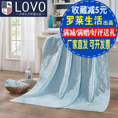 LOVO Carolina textile life produced children cotton gauze air conditioning blanket A Doraemon blanket Mao Tanzi 110x110CM/ cloud mink blanket