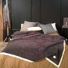 Export cotton blanket edge / spring / summer nap blanket blanket thin single bed single blanket 229x230cm