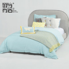 Ling Julibu ocean bed children's room model room suite modern bedding quilt blue cloth 40 220*240 of common goose