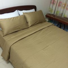 European plain simple sijiantao cotton cotton satin pure cotton bedding 60s Kit 1.5m (5 feet) bed