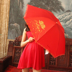 Wedding, wedding, creative, red umbrella, bride umbrella, red wedding, clear umbrella, wedding, wedding, red umbrella Bride red umbrella