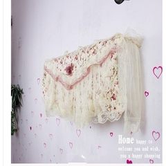 Hanging type air conditioning cover hanging type air conditioning cover hanging type air conditioning cover hanging machine air strip cover dustproof cover parcel post art lace 1.5p air conditioning cover mona broken flowers can be used to start the machine with 1p80cm