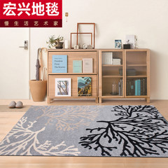 Hongxing carpet carpet European pastoral living room coffee table modern minimalist bedroom bedside carpet carpet. 80× 160CM BH-6852S