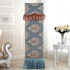 New chenille fabric vertical cabinet air conditioning cover beauty Haier GREE air conditioner set dust cover The snow Ting Ting and peacock blue Table runner 30&times 180cm;
