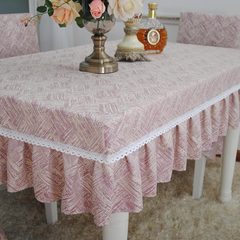 High grade purple table cover, table cover, square tea table cover, rectangle thickening, home cloth table skirt, table skirt custom 65+17 vertical *180cm