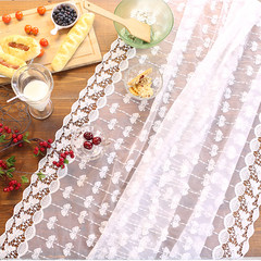 American Mediterranean Nordic ins Korean Princess Butterfly white lace tablecloth table cloth cover towels table cover towels White butterfly Lace Embroidery tablecloth cover towels / [] 135*200 cm oblong