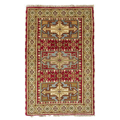 American mixed door mat modern geometric ethnic characteristics of bed mat tea table pad Indian long corridor blanket see picture DH05 150x90cm