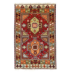 American mixed door mat modern geometric ethnic characteristics of bed mat tea table pad Indian long corridor blanket see picture DH13 149x91cm