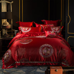 Cheap luxury wedding dreams you married a MYL-536 Siliubashi textile bedding Eight piece suit 1.5m (5 feet) bed