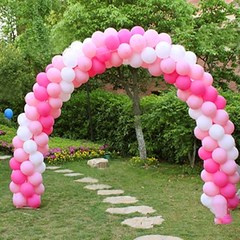 A full set of balloons, arches, rainbow gates, brackets, wedding ceremonies, foldable and detachable boxes, and each package are sent to a foreign trade hand.