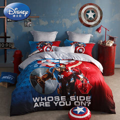 Disney Marvel four piece LoVo Carolina textile product life bedding cotton satin Kit NEW 1.5m (5 feet) bed