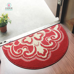 Love fashion small mat doormat home door mat mat Bathroom Rug soil water rub 40× 60CM Red corolla