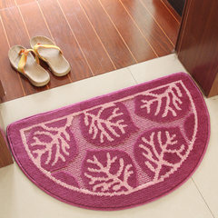 Love fashion small mat doormat home door mat mat Bathroom Rug soil water rub 40× 60CM Purple leaves