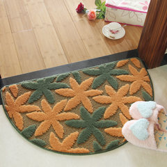 Love fashion small mat doormat home door mat mat Bathroom Rug soil water rub 40× 60CM Autumn maple leaf