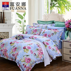Fuanna bedding cotton four set 1.8m double cotton bedding Manwu cloud Suite 1.5m (5 feet) bed