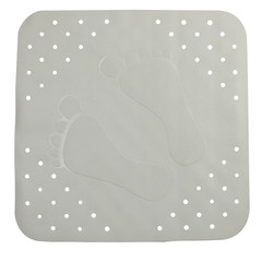 Bathroom antiskid pad, rubber bath mat for pregnant women, shower bath room, shower room, waterproof European style children's high temperature mat Ashes (spot) 54x54cm