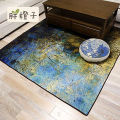 Do the old American country the trend of anti slip mats patina carpet square mat mat bedroom living room coffee table 180*180cm All-match Impressionist