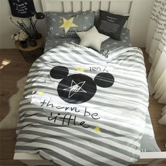 Cartoon cotton dormitory: single cotton 1 m 2 bed sheet quilt children three piece 1.2m bed 1.2m American Dream (4 ft) bed