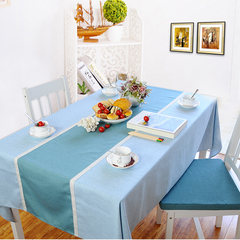 Cotton cloth cloth small fresh and simple modern coffee table cloth cloth rectangle Table cloth 136x180cm
