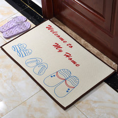In the bathroom linen carpet pad absorbent mat bathroom kitchen door doormat mat mat 40× 60CM Thickening sponge money - home of three