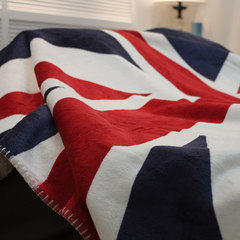 British flag, blankets, blankets, blankets, blankets, blankets, air conditioners, blankets, foreign trade, original export, EXO, same section 100x150CM/, cloud marten flannelette blanket, British flag, grey white.