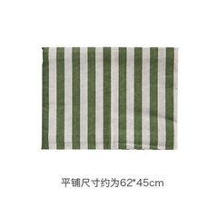 Cover Japanese cotton and linen cloth art table mat tea cloth cloth napkin thermal food mat photo shoot cloth green, white and wide
