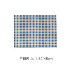 Cover Japanese cotton and linen cloth art table mat tea cloth cloth napkin thermal food mat photo shoot cloth blue and white small case