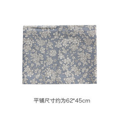 Cover Japanese cotton and linen cloth art table mat tea cloth cloth napkin thermal food mat photo shoot cloth blue flowers