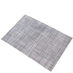 Simple plain PVC mat table mat cloth plate pad pad pad can be washed Western-style food bowl Ash mat